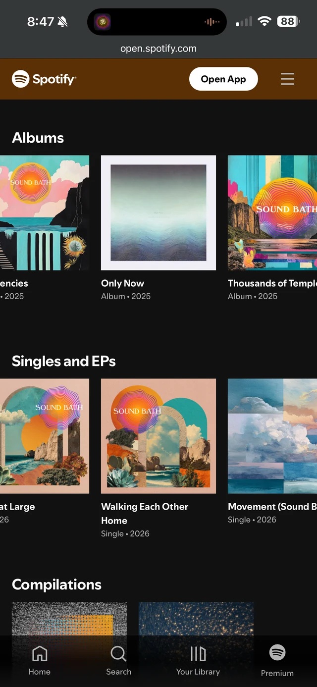 Albums, singles and EPs
